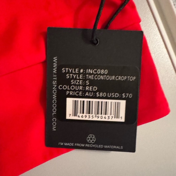 Red High-Waisted Bikini Set - Picture 5 of 6